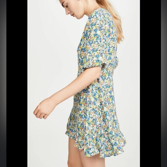 Faithfull The Brand Jeanette Floral Mini Dress 6 - Picture 4 of 10
